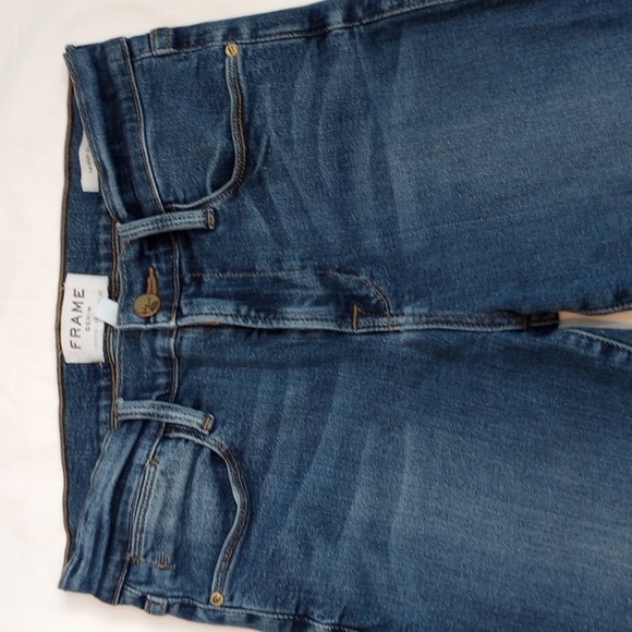 Frame Denim Womens Jeans Sz 26 Le High Skinny Stretch Fall Winter Boots Western - Picture 2 of 12